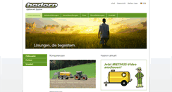 Desktop Screenshot of hadorns.ch